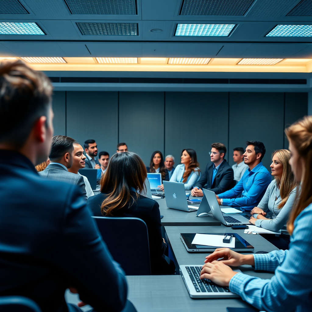 Training session with professionals